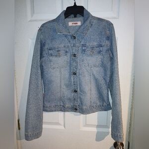 Light Wash Denim Jacket for Women